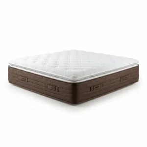 Colchón Del Yaque pillow top 60" marrón (2 lados)