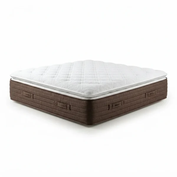 Colchón Del Yaque pillow top 60" marrón (2 lados)