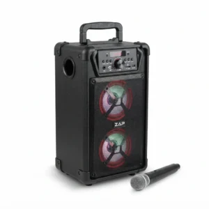 Bocina ZA-P06 2x6.5" FM/USB/Bluetooth con micrófono