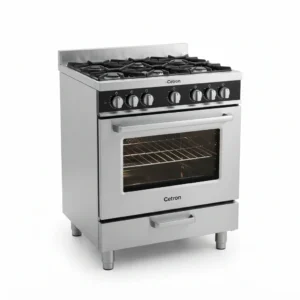 Estufa Cetron 30" 6 hornillas acero inoxidable