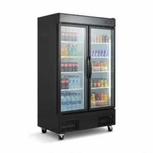 Exhibidor Gold Premium 2 puertas negro