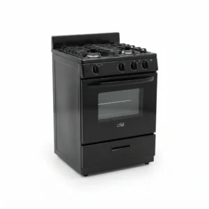 Estufa con horno 20" negra EK055B